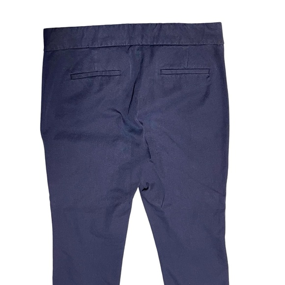 J. Crew Women’s Navy 4 Campbell Mid Rise Ankle Trouser with Two Way Stretch EUC - Picture 5 of 14
